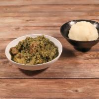 Ndole · Is a dish consisting of stewed nuts, ndoleh bitter leaves indigenous to west Africa and fish...