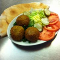 Falafel  · 1 piece. Fried ball made from beans. 