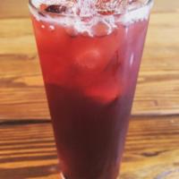 Iced Spiced Hibiscus Tea · Refreshingly tart and sweetened. Made with hibiscus flowers, cloves, and allspice. Caffeine-...