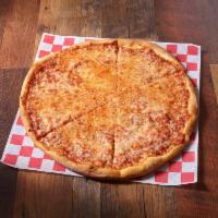 Classic Cheese Pizza · Classic cheese, with the option of adding more toppings for an additional cost.