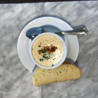 Cream of Crab Bowl · Served with our homemade Italian garlic bread.