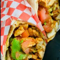 Build da Bird Wrap · Chicken, choice of signature sauce: Buffalo, habanero BBQ, garlic honey, or sweet chili mang...