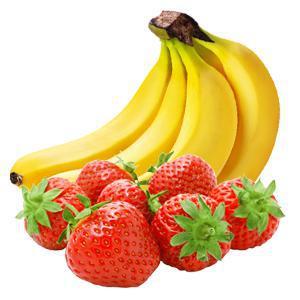 Strawberry Banana Smoothie · Strawberry yogurt with banana and strawberry.