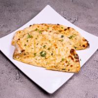 Chili Naan · Top with green chili jalapeno. 