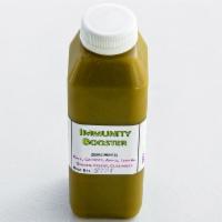 Immunity Booster Juice · Kale, Bok Choy, Apple, Cucumber, Celery, Carrot, Lemon and Ginger.