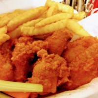 Wings Combo Served with Fries · Hot, mild, honey hot, lemon pepper, lemon pepper hot, honey lemon pepper, honey BBQ, BBQ, lp...