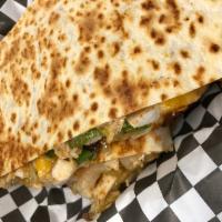 Chicken Quesadilla · Grilled chicken and cheese only. 