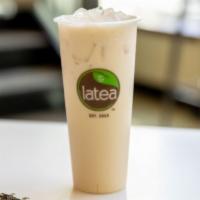 Jasmine Green Milk Tea · A tea version of latte, made with concentrated, freshly brewed Jasmine green tea instead of ...
