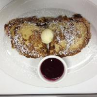 Original French Toast · our original French Vienna bread dipped in our homemade french toast mix, then sprinkled wit...