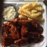 Rib Tips · A cut of meat including the rib. 