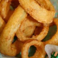 Onion Rings · Fried battered onion.