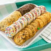 3 Dozen Assorted with Frosted Sprinkles Tray · Tray includes 2 dozen 3