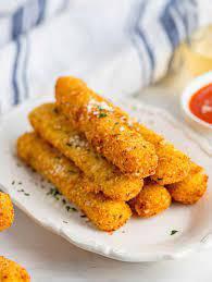 Mozzarella Sticks · Served with 8 pieces and marinara on the side.