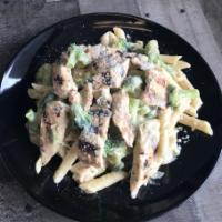 Chicken and Broccoli Alfredo · Rich butter and Parmesan sauce.