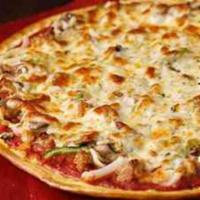 Sausage Classic Pizza · Italian sausage, mushroom, onion and green pepper.