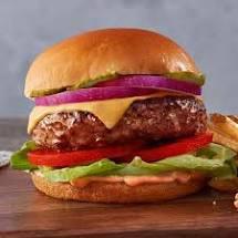 Beyond Burger · Vegan patty made with beyond vegan meat topped with vegan smoked gouda cheese lettuce and tomatoes 