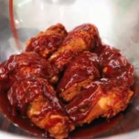 20 Pieces Wings · Freshly fried chicken wings with your choice of our homemade sauce (Buffalo, Honey BBQ, Smok...