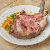 Queen Cut Prime Rib · Served with Mashed Potato or Rice or French Fries and Veggies of the Day