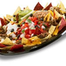 Chicken Nachos Grande  · Corn tortilla chips topped with cheddar and pepper jack cheese, homemade salsa fresca, refried pinto beans, sour cream, guacamole and chicken 