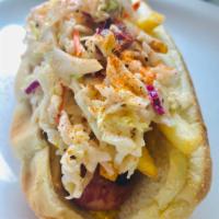 Montreal Expos · Slaw, onions , ballpark mustard , cayenne peppers 