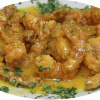 Camarones al Ajillo  · Shrimp in garlic sauce.