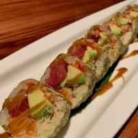 Osaka Special Rolls * · Tuna, Salmon, avocado, tobiko, and crunch wrapped in white seaweed paper w. chef's Special W...