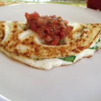 3. Healthy Request Omelette  Platter  · An omelette served with egg whites, grilled tomatoes and turkey. 