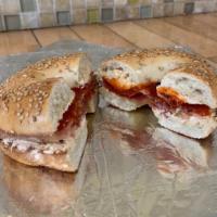 6. Cream Cheese and Bacon Bagel  · 
