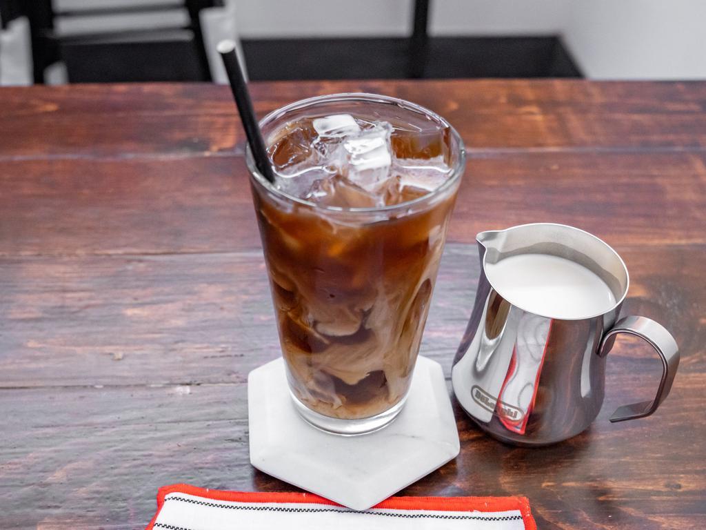 Thai Iced Coffee · Sweetened, contains dairy