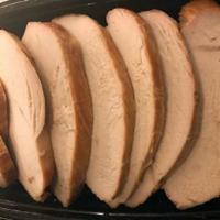 16 oz. Sliced Turkey Breast with Gravy · Roasted turkey breast in a handcrafted turkey gravy boasting fresh thyme and seasoning. [All...