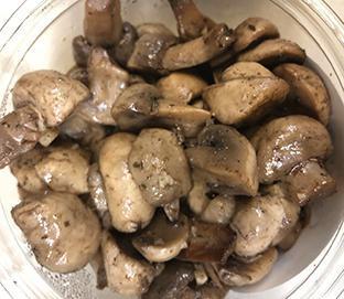 12 oz. Sautéed Mushrooms · White mushrooms sautéed in olive oil with garlic and thyme, salt and pepper.