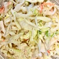 16 oz. Coleslaw · Freshly chopped cabbage and julienned carrot tossed in creamy mayonnaise and spices. [Allerg...