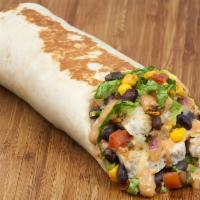 Chipotle Wrap Meal · Pepper jack, black bean and corn salsa, grilled onions, romaine and chipotle ranch.