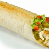 Jalapeno Ranch Chicken Wrap Meal · Pepper jack, jalapenos, lettuce, tomatoes and spicy ranch.