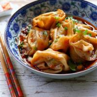 10. Szechuan Wonton · Served with hot oil sauce. Spicy.