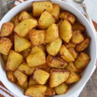 Home Fries · Crispy potato bits.