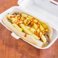 Italian Cheesesteak Sub · Peppers, onions and french fries.