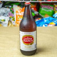  CARTA BLANCA  32OZ BOTTLE · Must be 21 to purchase. 4. 5% ABV. Carta blanca si a lager type beer that has a blanced and ...
