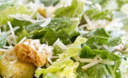 Traditional Caesar Salad · Crunchy romaine lettuce, housemade croutons, Parmigiano Reggiano cheese with creamy caesar dressing.