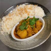 Burmese Mango Chicken Curry · Premium skinless, boneless, hormone-free chicken marinated with our signature blend of spice...