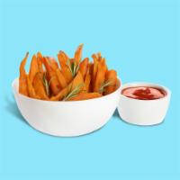 Sweet Potato Fries  · Sweet potato fries can be deep fried to golden brown perfection
