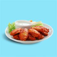 Wild Wild Wings · Classic chicken wings with a choice of wing sauce and come with your choice of dipping sauce.
