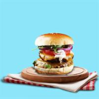 Big Boy Angus · Double Angus beef patty with house sauce, leaf lettuce, Roma tomato, pickles, shaved onions,...