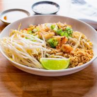 Pad Thai (Thai Style) · Thai style. Stir-fried thin rice noodle in tamarind Pad Thai sauce with your choice of meat,...