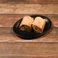 18. Awesome Breakfast Wrap · A warm wrap stuffed with turkey bacon, egg whites, crispy home fries, sauteed peppers and on...