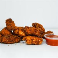 Crispy Boneless Wings · Crispy, boneless chicken wings fried to perfection. Served with your choice of dipping sauce. 