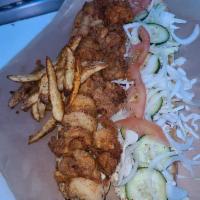Shrimp Poboy Sandwichs  · Southern Fried or Cajun Blackened Shrimp 🍤, Mayo, Onion, Tomato, Housemade Pickles, Shaved ...