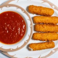 Mozzarella Sticks · 5 pieces served with marinara sauce.