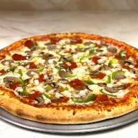 Labella Special Pizza · with Sausage, Pepperoni, Mushrooms, Onions, Peppers