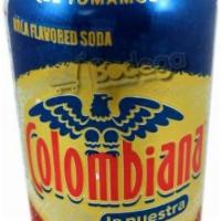 Colombiana 12 oz./354 ml. (La nuestra) · Kola flavored soda.